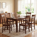 Rubber Wood Dining Chairs Set of 4 with High Backrests by DirectDeals