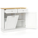 Kitchen Tilt Out Trash Cabinet with 2 Drawers and Adjustable Shelf by LJGDeals
