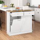 Kitchen Tilt Out Trash Cabinet with 2 Drawers and Adjustable Shelf by LJGDeals