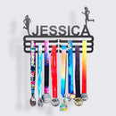 Personalized Running Medal Hanger
