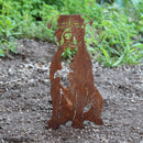 American Staffordshire Terrier Metal Art – Handcrafted Dog Décor