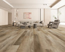 Rustic Brown Embossed Matte 7.75"x48" Waterproof Laminate Flooring 14mm - Sum