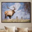 Rustic Elk Wall Art Canvas Print – Framed Majestic Wildlife