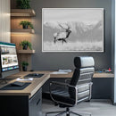 Rustic Elk Wall Art Canvas Print – Framed Majestic Wildlife