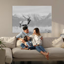 Rustic Elk Wall Art Canvas Print – Framed Majestic Wildlife