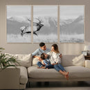 Rustic Elk Wall Art Canvas Print – Framed Majestic Wildlife