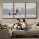 Rustic Elk Wall Art Canvas Print – Framed Majestic Wildlife