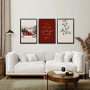 Winter Holiday Landscape Set Of 3 Wall Art by Wall Art Set