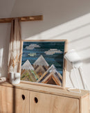Wooden mountains