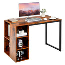 45 Inch Computer Desk with 5 Storage Compartments and Metal Frame by LJGDeals