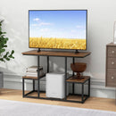 Rustic TV Console Table for 50 Inches TVs-Rustic Brown by LJGDeals