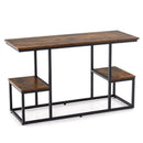 Rustic TV Console Table for 50 Inches TVs-Rustic Brown by LJGDeals