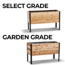 18" x 48" Raised Garden Bed - 30" TALL - Select Grade by Cedar Planters