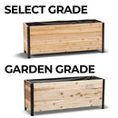 18" x 60" Planter Box - 24" TALL / Select Grade by Cedar Planters