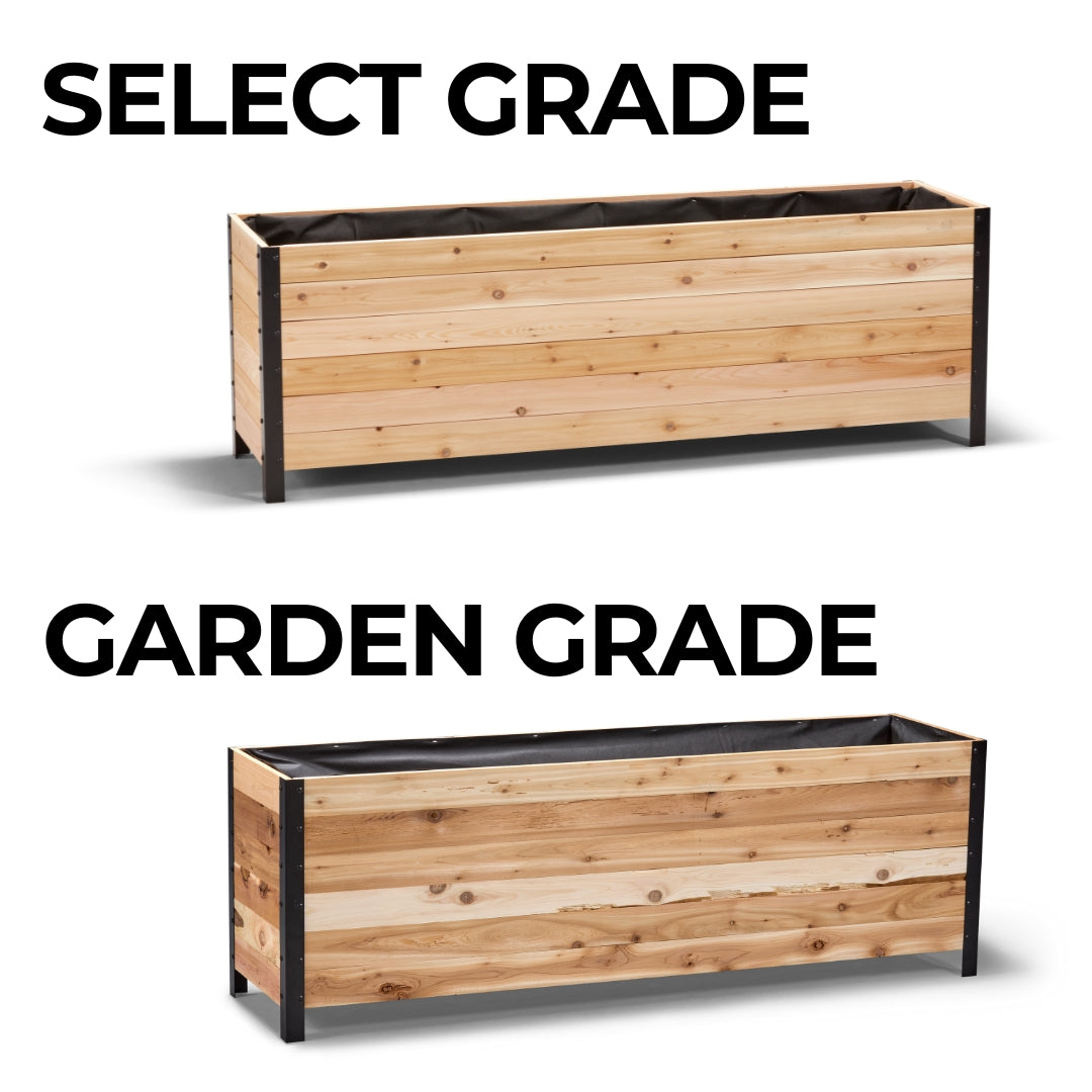 18" x 72" Planter Box - 24" TALL / Select Grade, photo 10 of 11