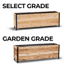 18" x 72" Planter Box - 24" TALL / Select Grade by Cedar Planters