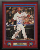 Ryan Howard Philadelphia Phillies Autographed 16" x 20" Framed Baseball Photo by Dynasty Sports & Framing