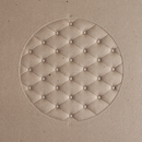 Fiber Seat Board - Tufted Round 14-1/2" × 14-1/2"