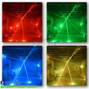 GobekUsa 12X10W 3-Head Moving Head Light with RGG Laser - Perfect for Events!