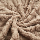 GobekUsa Cozy Jacquard Plush Blanket: Soft Winter Sofa Throw, Office Travel Nap Shawl