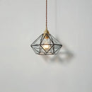 GobekUsa Glass LED Pendant Lamp: Handmade Japanese Style Adjustable Hanging Light Fixtures