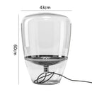 GobekUsa Glass Table Lamps Indoor Bedside Lamp for Living Room LED Lighting