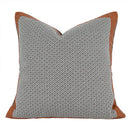GobekUsa Luxe Flannelette Leather Patchwork Cushion Covers for Modern Home Decor