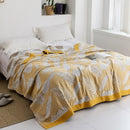 GobekUsa Cotton Gauze Towel Throw Blanket - Soft and Cozy Bedspread for All Seasons