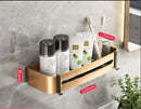 GobekUsa Aluminum Bathroom Corner Shelf - Wall Mounted Shower Storage Holder
