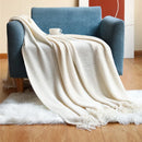 GobekUsa Knitted Pineapple Grid Throw Blanket - Nordic Sofa Blanket for Home Decor