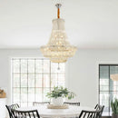 GobekUsa Gold/Chrome K9 Crystal Chandelier for Elegant Home Décor