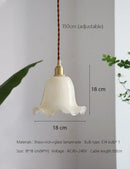 GobekUsa Glass LED Pendant Lamp: Minimalist European Style, Retro Design, Luxury Brass Finish