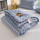 GobekUsa Cotton Summer Quilt with Soybean Fiber Filling - Four Seasons Comforter