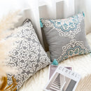 GobekUsa Ethnic Pattern Cushion Cover with Tassels 45x45cm for Cozy Home Decoration