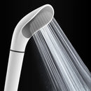GobekUsa Elegant White ABS Handheld Shower Head for Bath Showering System