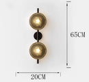 GobekUsa LED Glass Wall Sconce for Living Room Background Lighting