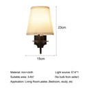 GobekUsa Black Iron Wall Lamp: Elegant Rural Bedroom & Living Room Sconce with European Flair
