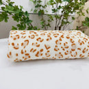GobekUsa Leopard Print Warm Blanket for Office, Dorm, and Sofa