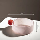 GobekUsa Glass Vase Geometric Sphere Fruit Bowl Storage Container for Flowers and Accessories