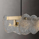 GobekUsa Art Glass Dining Table Chandelier: Modern Luxury LED Hanging Light Fixtures