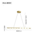 GobekUsa Gold Acrylic LED Ceiling Chandelier for Living Room Bedroom Pendant Lighting