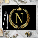 GobekUsa Kitchen Table Mats Set of 4, 42*32cm, Cotton Linen Coasters for Dining Home Decor