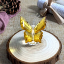 GobekUsa Crystal Butterfly Figurine Glass Paperweight Sculpture Christmas Decor Gift