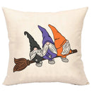 GobekUsa Halloween Linen Cushion Cover for Living Room Decor and Sofa - Trick or Treat