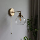 GobekUsa Glass Ball Wall Lamp Sconce Modern Nordic Sconce Lighting for Bedroom Mirror