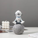GobekUsa Astronaut Resin Figurines: Modern Space Ornaments for Home Decor and Gift