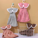 GobekUsa Kids Microfiber Coral Velvet Hand Towels - Cute & Quick-dry for Children