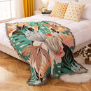 GobekUsa Gothic Thread Double-sided Tapestry Blanket - Versatile Homestay and Outdoor Decoration