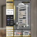 GobekUsa Electric Towel Radiator Warmer Rack for Smart Bathroom Storage and Heating