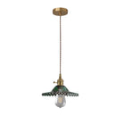 GobekUsa Green Glass LED Pendant Lights - Nordic Minimalist Style for Bedroom, Living Room